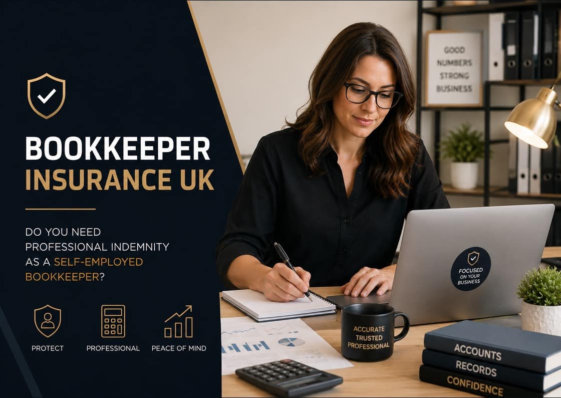 Bookkeeper insurance UK featured image for professional indemnity guide