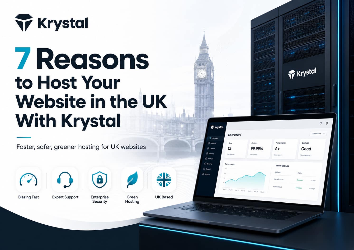 7 Reasons to Host Your Website in the UK With Krystal