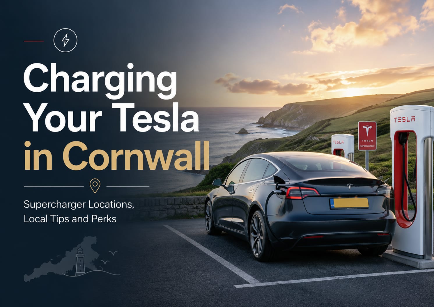 Charging Your Tesla in Cornwall (2026): Supercharger Locations, Local Tips and Perks
