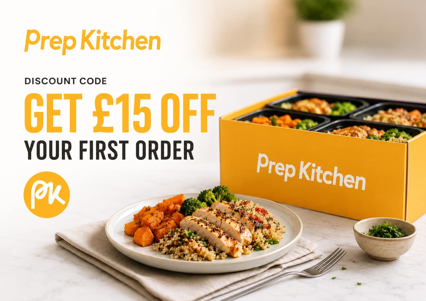 Prep Kitchen Discount Code Get £15 Off Your First Order