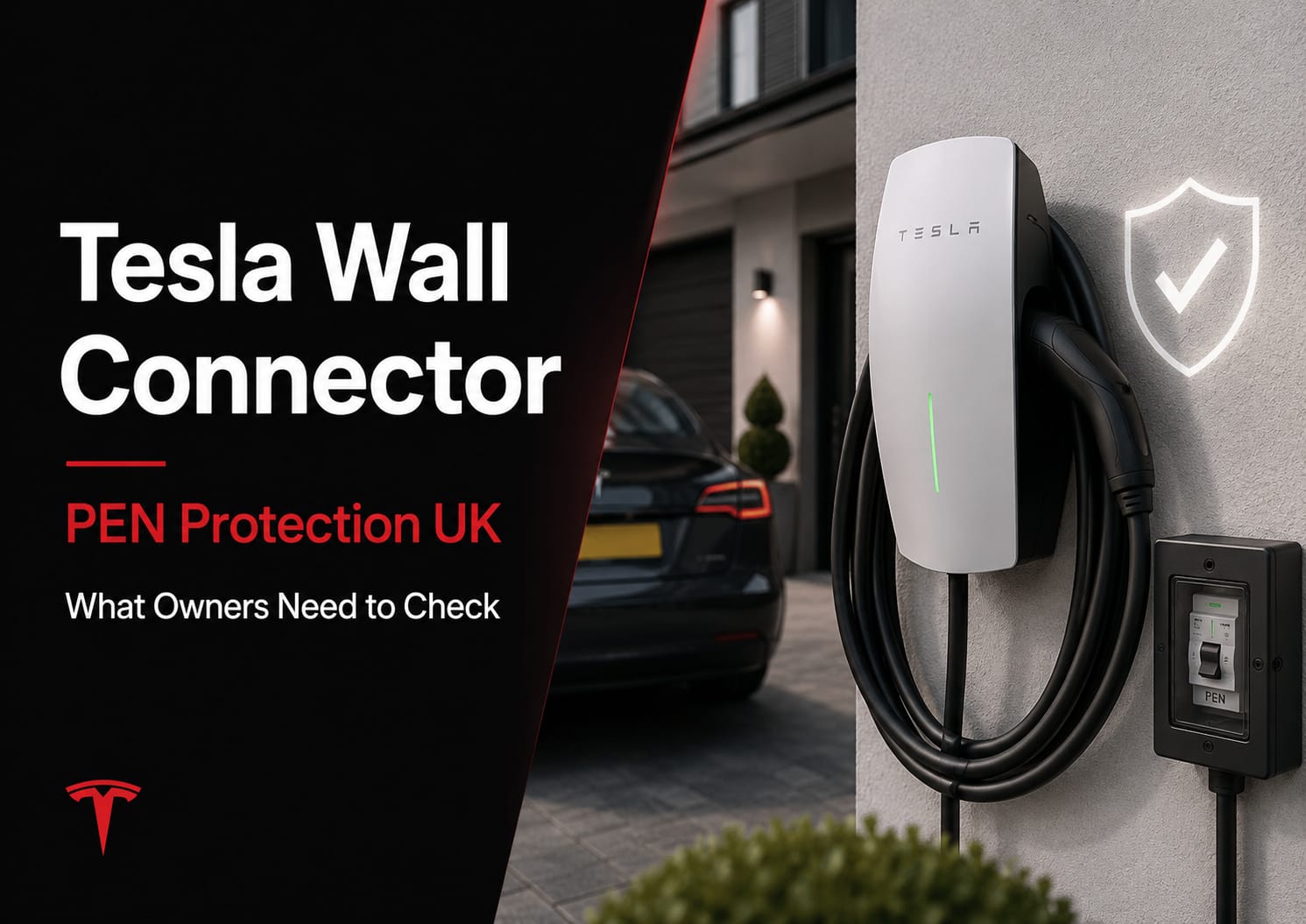Tesla Wall Connector PEN Protection UK What Owners Need to Check
