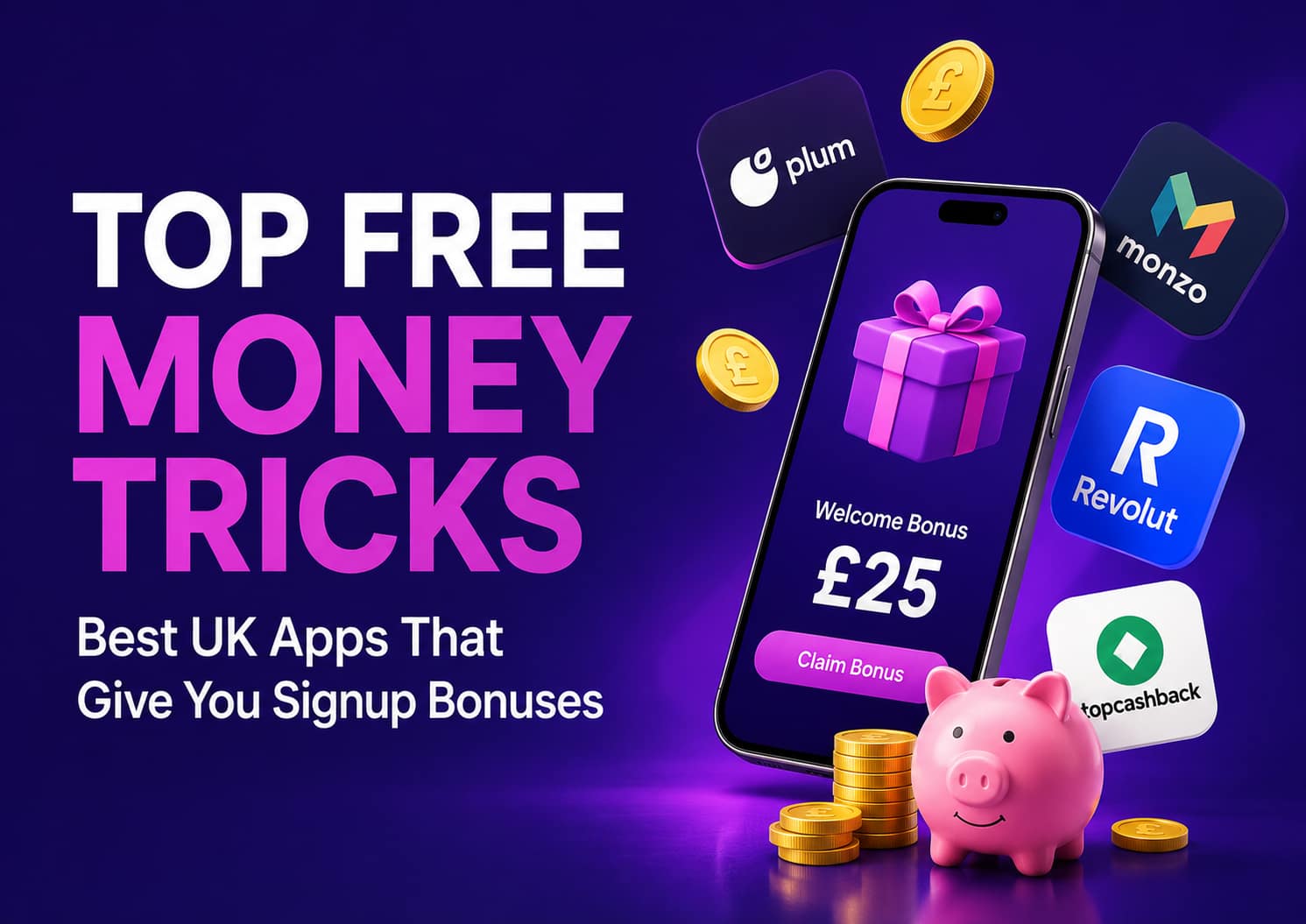 Top Free Money Tricks The Best UK Apps That Give You Signup Bonuses