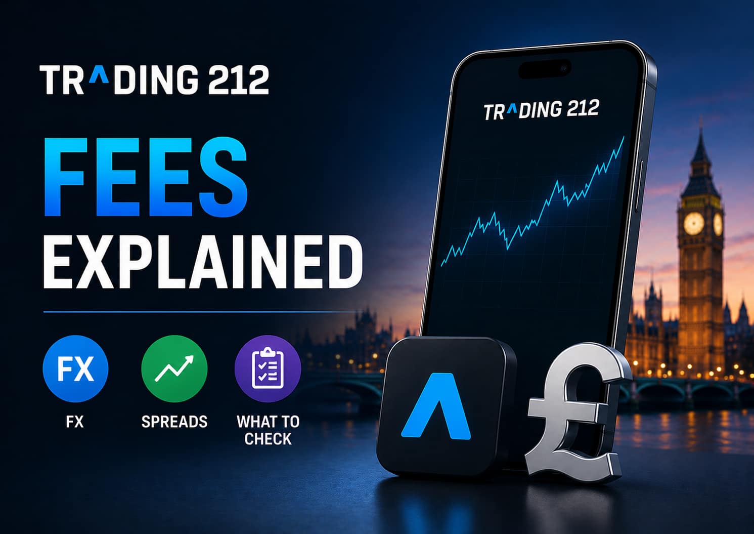 Trading 212 fees explained featured image showing FX, spreads and cost checks for UK investors