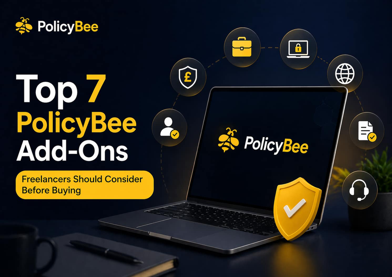 PolicyBee add-ons for freelancers featured image for top extras guide