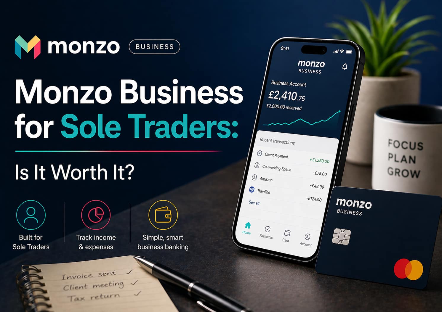 Monzo Business for sole traders: is it worth it?