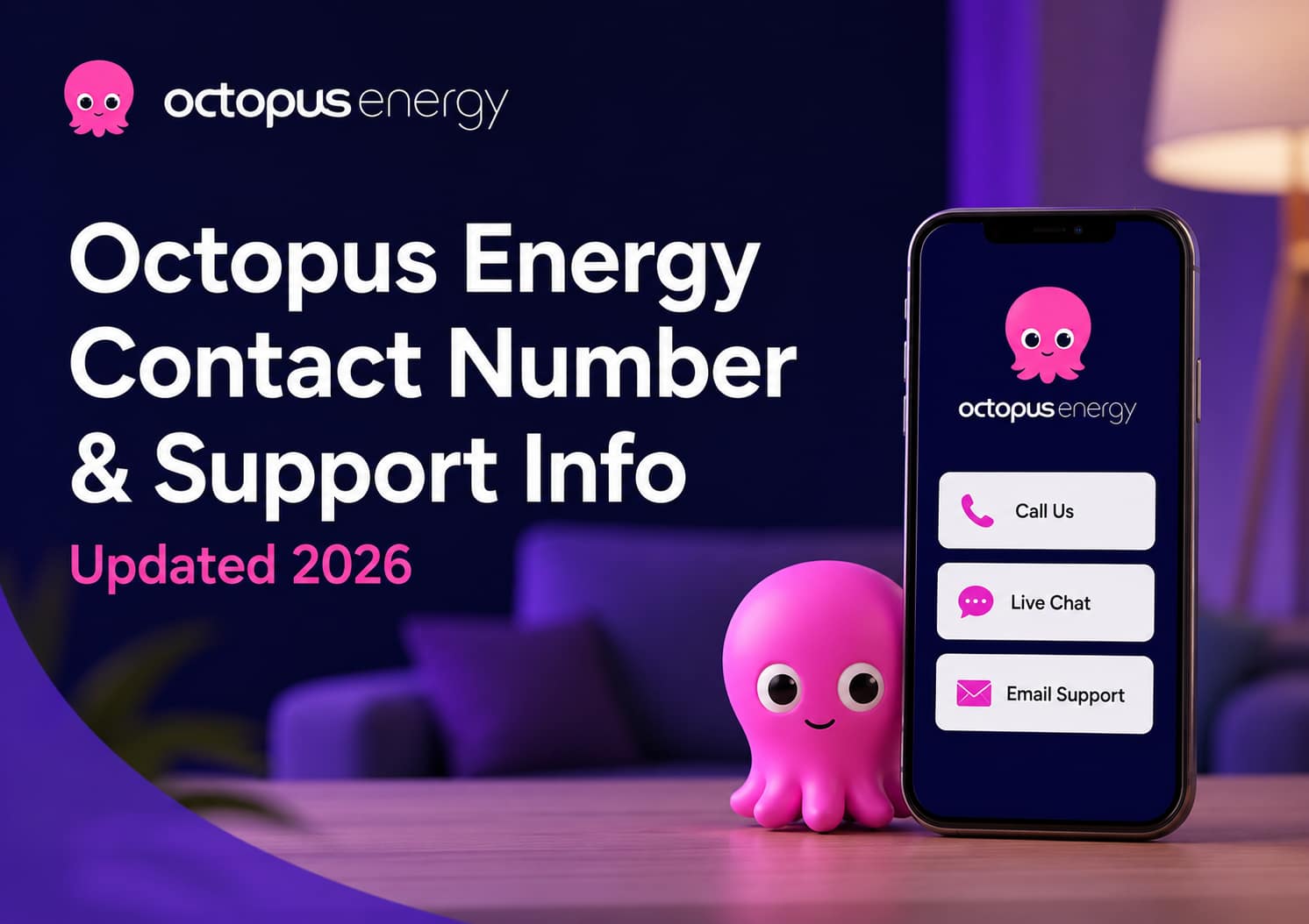 Octopus Energy Contact Number and Support Info (Updated 2026) featured image