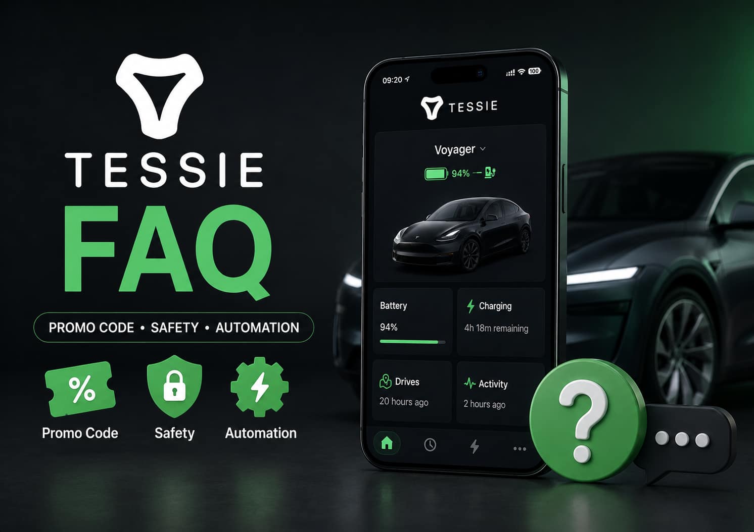 Tessie App FAQ Promo Code Safety and Automation Questions